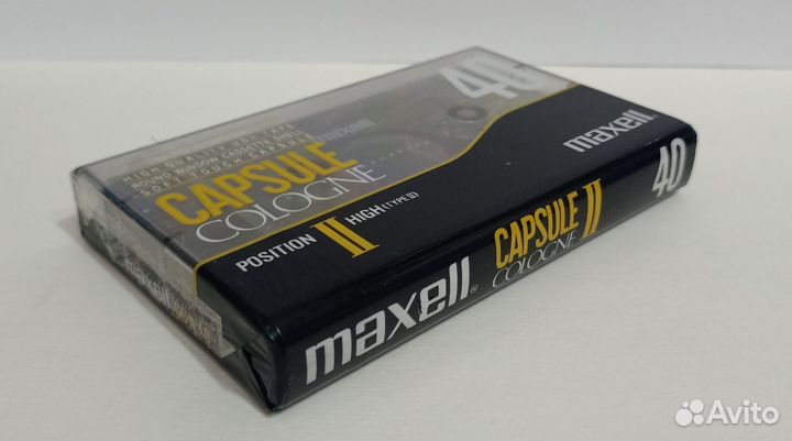 Аудиокассета Maxell Capsule Cologne ll 40