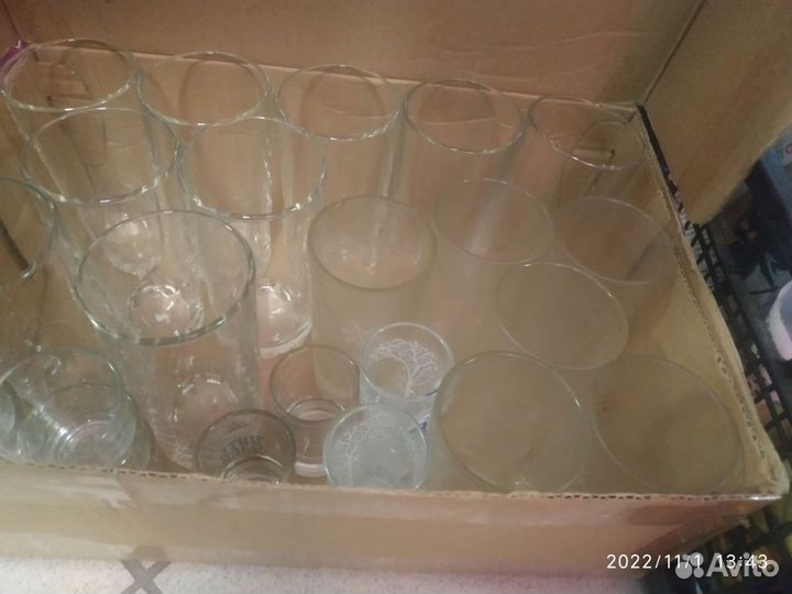 Стаканы, фужеры,стопки