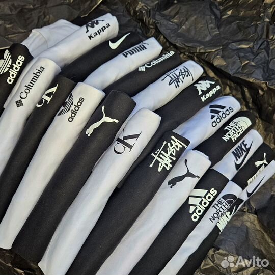 Футболки малый опт nike буквы черн 48