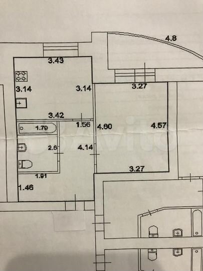 1-к. квартира, 39,5 м², 4/16 эт.