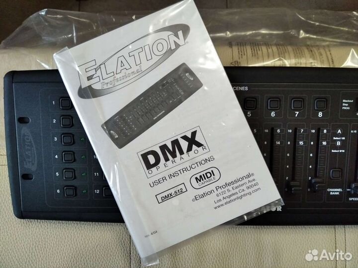 DMX 512 professional пульт управления светом новый