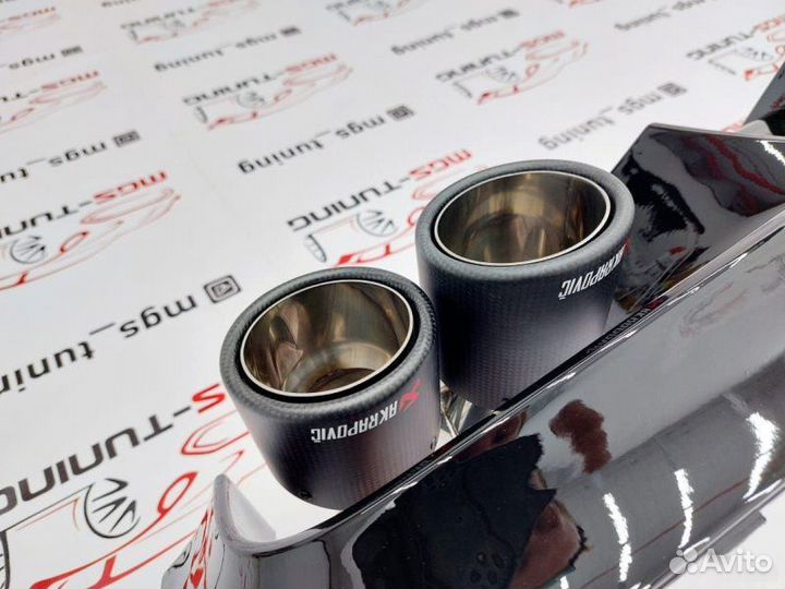 Диффузор с насадками BMW 5 series F10 M5 V-Style