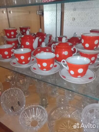 Сервиз чайный горох