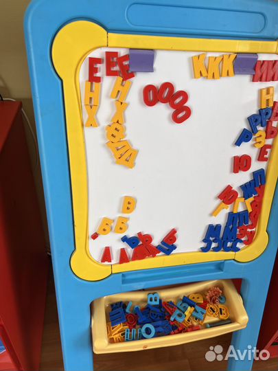 Игровая доска магнитно-грифельная с алфавитом