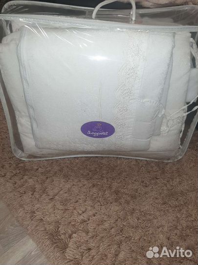 Комплект:бортики,балдахин и одеяло