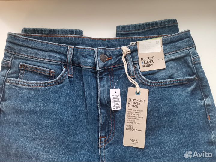 Джинсы Marks&Spenser Rise Super Skinny, новые