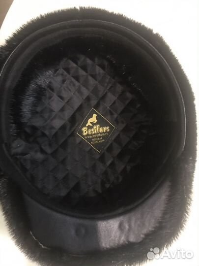 Меховая мужская кепка