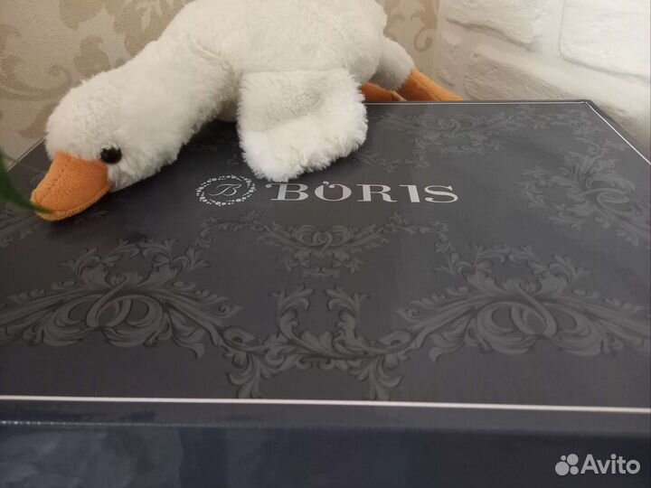 Постельное белье Boris, страйп-сатин, евро