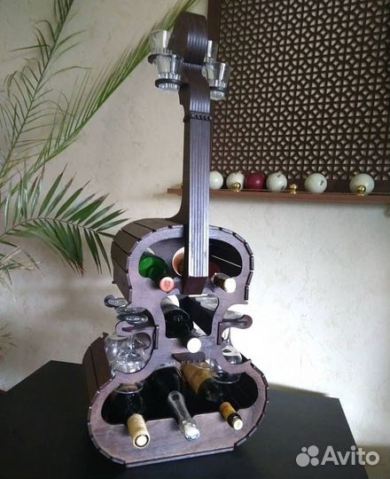 Минибар Виолончель. Винный шкаф. Подарок