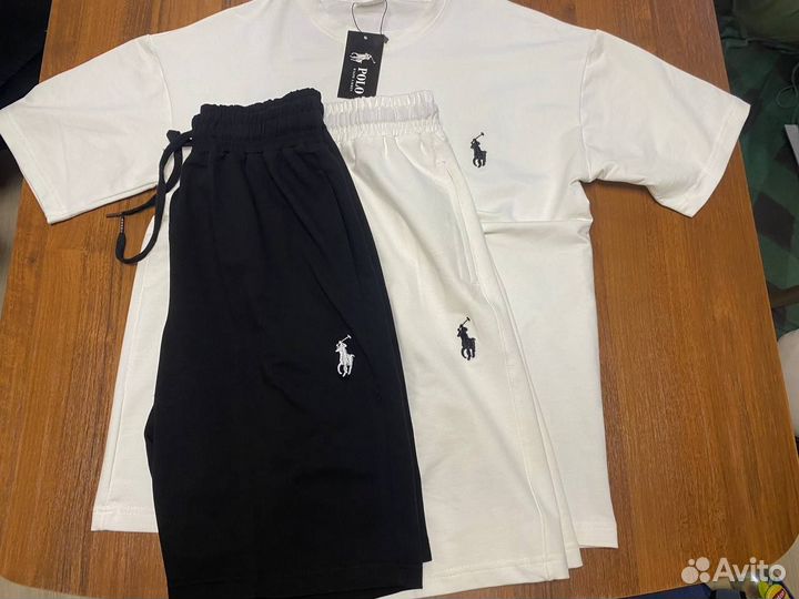 Polo ralph lauren шорты и футболка