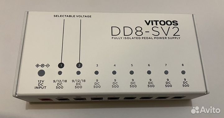 Блок питания для гитарных педалей Vitoos