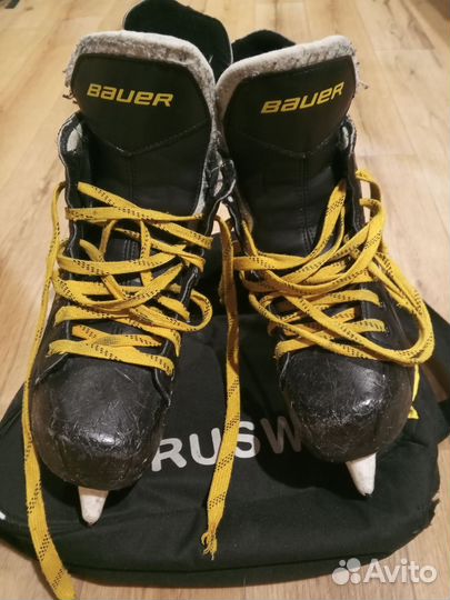 Хоккейные коньки bauer размер 38.5