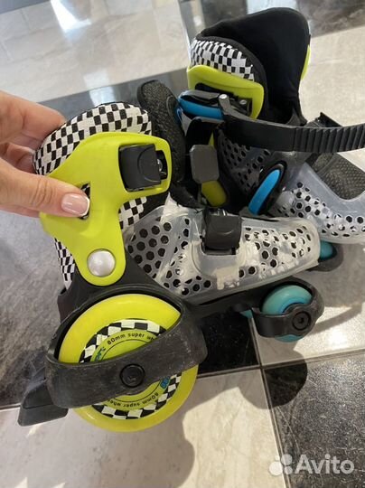 Ролики раздвижные 26-29, 4 колеса