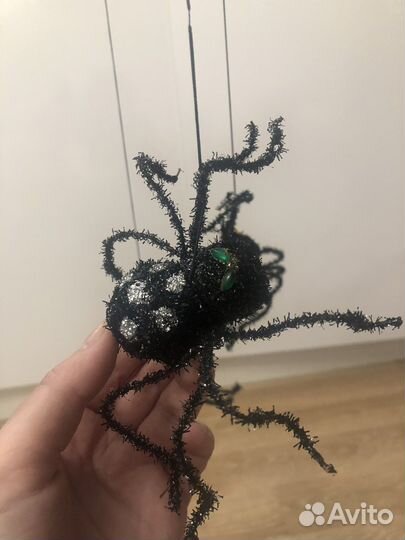 Украшение для интерьера паутина и пауки