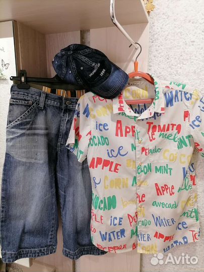 Шорты, рубашка, на мальчика