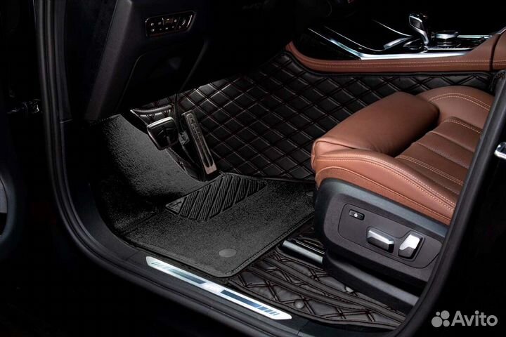 3D Коврики Mercedes GL из Экокожи