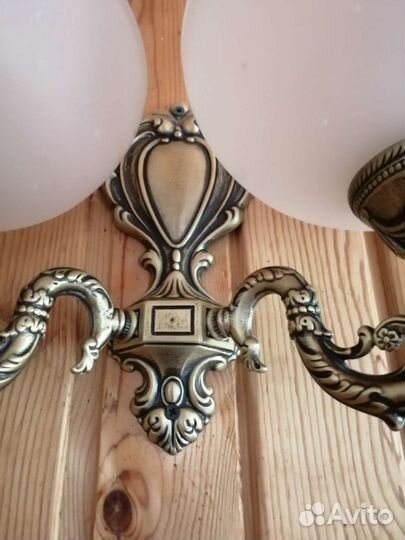 Настенный светильник бра бронза