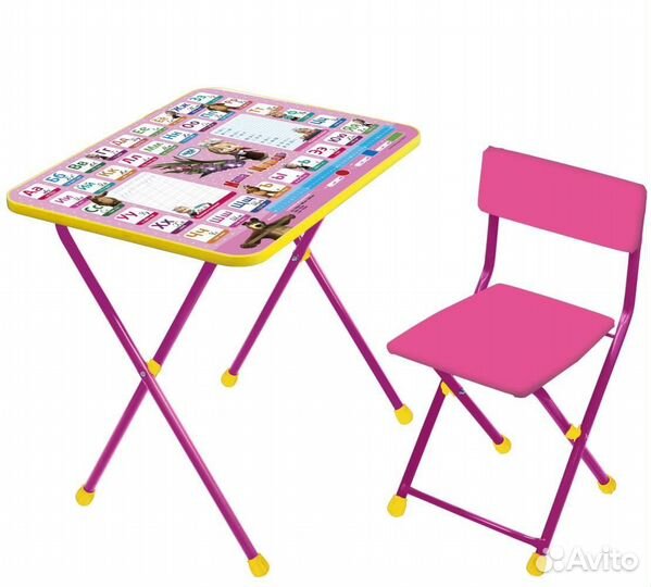 Комплект детской мебели стол и стул детский