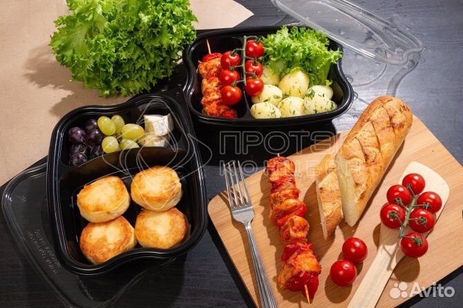 Упаковка одноразовая дно + крышка пр-лг-1000 С2