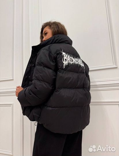 Пуховик balenciaga женский premium