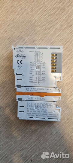 Bechoff KL1808 Модуль дискретных входов