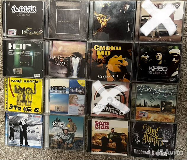 Продам Cd диски с музыкой русский рэп хип хоп