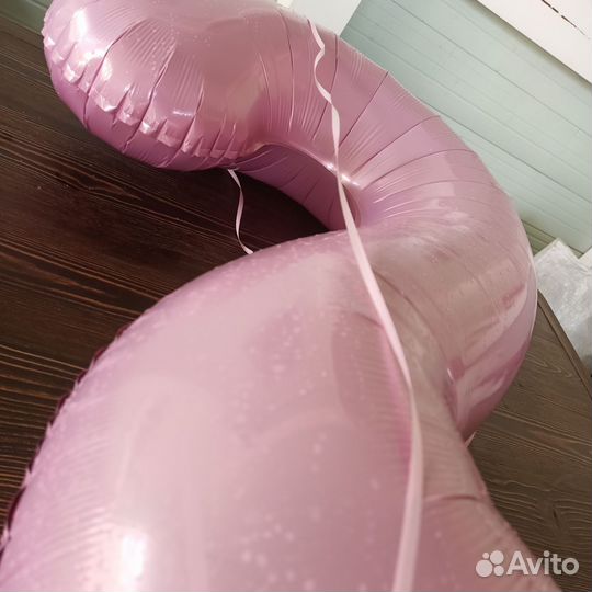 Фольгированный шарик цифра 2