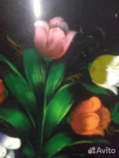 Поднос металлический Жостово СССР