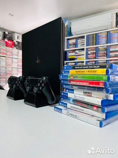 PS4 Pro 1TB + 400 Игр Гарантия 1 Год