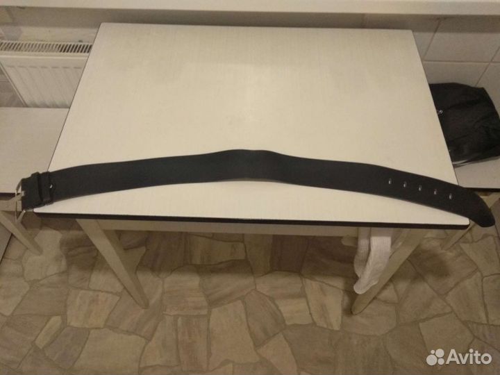 Ремень кожаный, набедренный, че