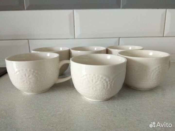 Кружки чайные новые 6 штук