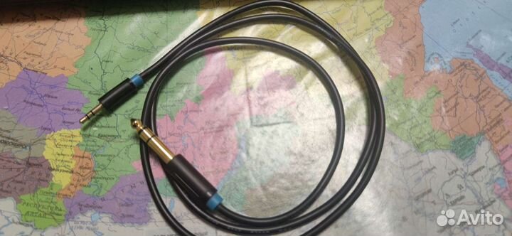 Кабель Vention Jack 6.3 mm M - Jack 3.5 mm M