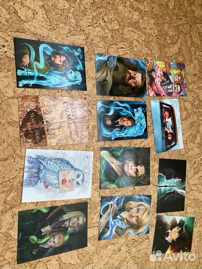 Открытки Гарри Поттер современная печать