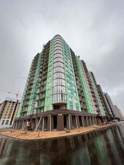 1-к. квартира, 37,7 м², 6/16 эт.