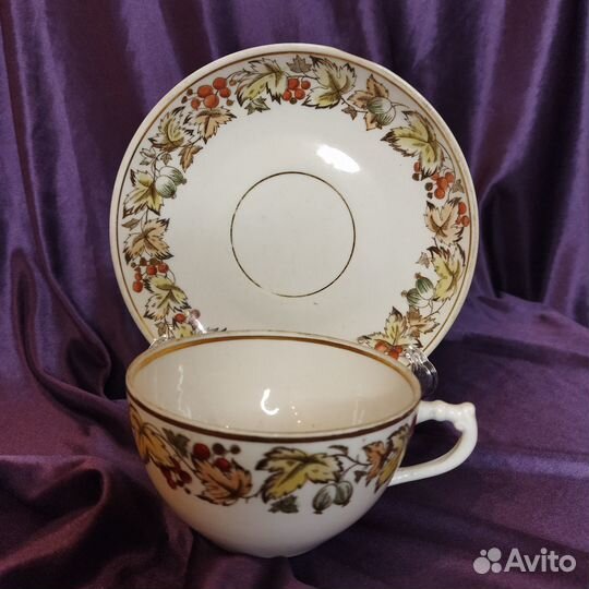 Чайная пара Дулево 1955