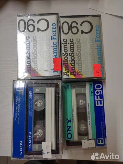 Аудиокассеты новые запечатанные