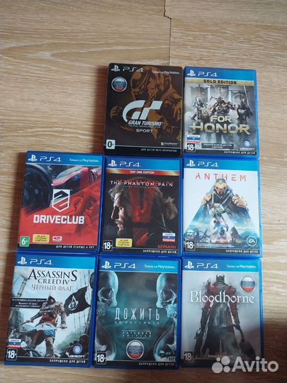 Диски Игры для playstation 4 ps4
