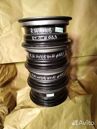 Диски r 14 4 108 штампованные