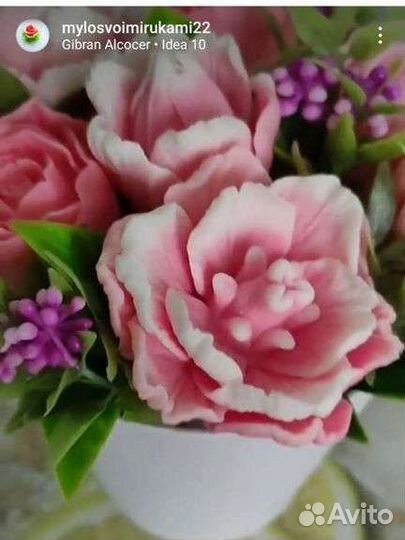 Букеты из мыла, индивидуально, ярко и красиво