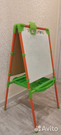 Двухсторонняя доска для рисования мелком, маркером