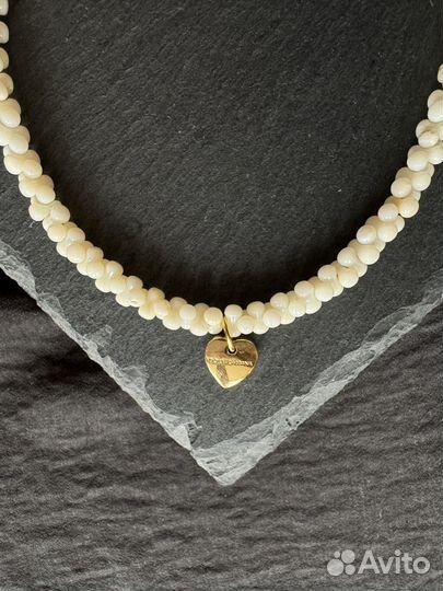 Колье Dolce Gabbana оригинал сердце кораллы