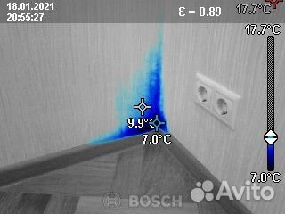 Тепловизионное обследование квартир, домов, и др