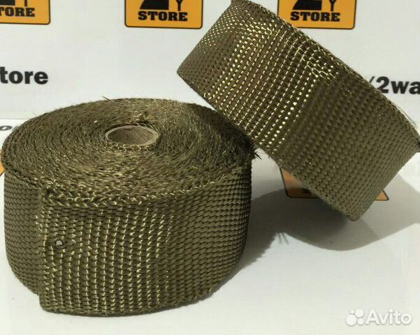 Термолента базальтовая 1200 градусов 10 метров