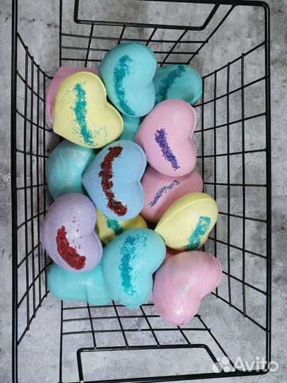 Шипучка для ванны Сердце