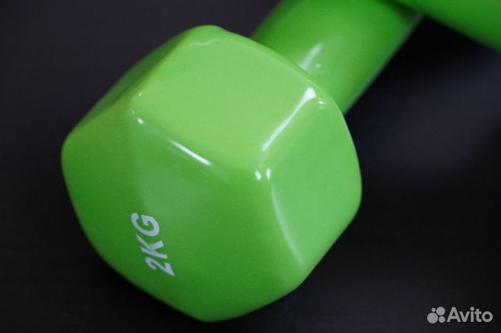 Гантель для фитнеса, гантель, гантель резиновая 5
