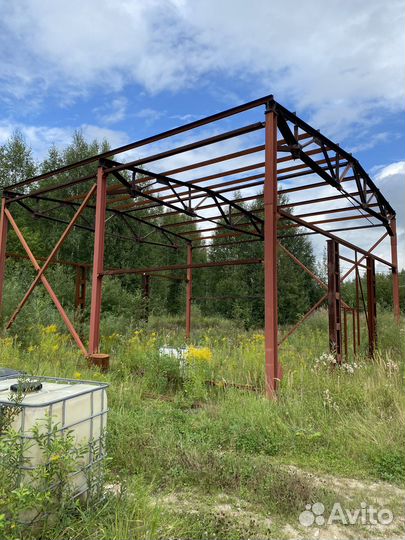 Продам каркас ангара бу