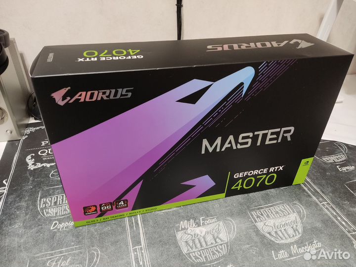 Видеокарта Gigabyte RTX 4070 Aorus Master 12 Гб