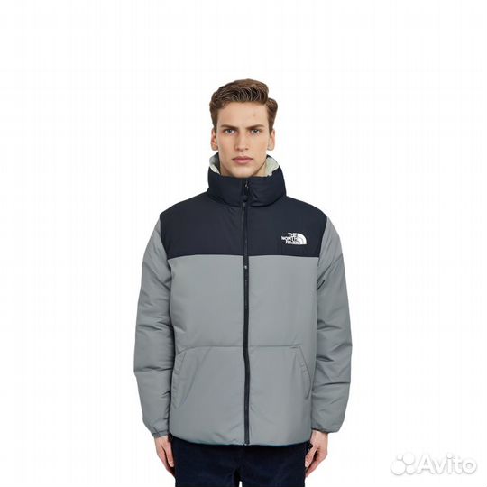 THE north face Nuptse Puffer Jackets Men Greige (L)(90)