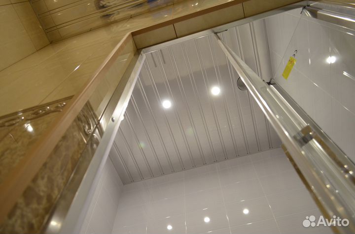 Реечные потолки. Комплект 1,5*1,0. Хром/хром