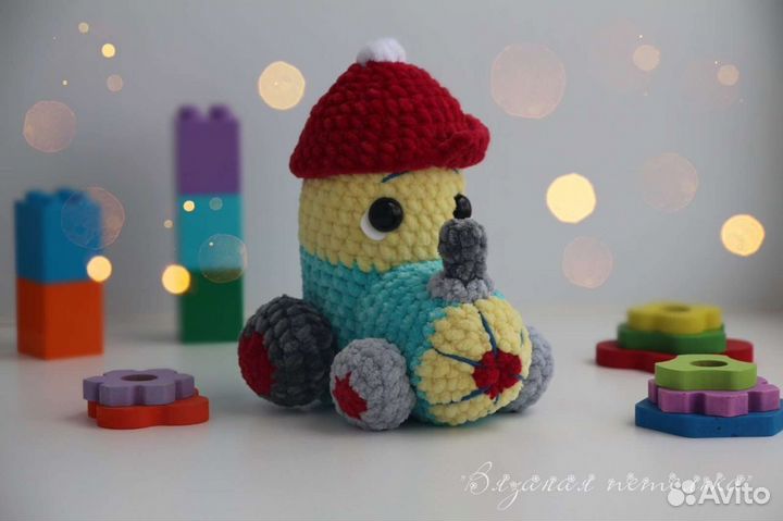 Вязаный паровозик